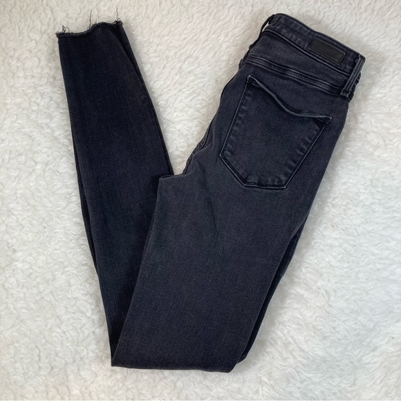 Abercrombie & Fitch Simone High Rise Skinny Jeans In Black - Picture 4 of 5